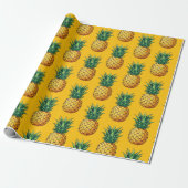 Papier Cadeau Fruit d'ananas (Déroulé)