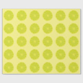 Papier Cadeau Fruit de lime (Plat)