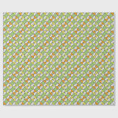 Papier Cadeau Fruit De Tranches D'Agrumes, Été Sans Fruit. (Plat)