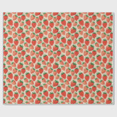 PAPIER CADEAU FRUIT FRAISE (Plat)