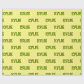 Papier cadeau fruit Kylie Kiwi (Plat)