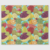 Papier Cadeau Fruit tropical (Plat)