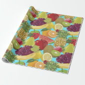 Papier Cadeau Fruit tropical (Déroulé)