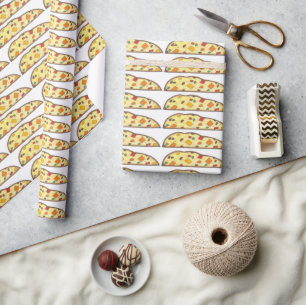 Papier Cadeau Fruitcake de Noël italien Biscotti Boulangerie de 