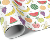 Papier Cadeau fruits (Coin rond)