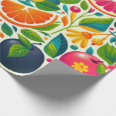 Papier Cadeau Fruits colorés (Coin)