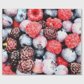 Papier Cadeau Fruits colorés (Plat)