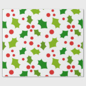 Papier Cadeau Fruits de Noël (Plat)