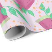 Papier Cadeau Fruits de pastèque nourriture d'été (Coin rond)