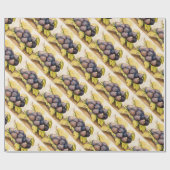 PAPIER CADEAU FRUITS DE SAISON / PLAQUE AUX FIGUES ET FEUILLES V (Plat)