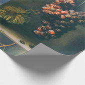 Papier Cadeau FRUITS DE SAISON, Raisins rouges PROSPÉRITÉ, Papil (Coin)