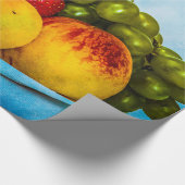 Papier Cadeau Fruits d'été (Coin)