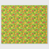 Papier Cadeau Fruits d'été 2 (Plat)