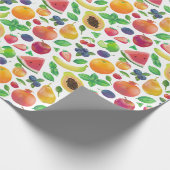 Papier Cadeau Fruits juteux colorés (Coin)