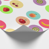 Papier Cadeau Fruits pixés (Coin)
