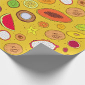 Papier Cadeau Fruits tropicaux (Coin)