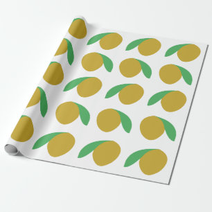 Papier Cadeau Fruits tropicaux de Mango