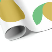 Papier Cadeau Fruits tropicaux de Mango (Coin rond)
