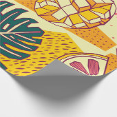 Papier Cadeau Fruits tropicaux, design motif (Coin)
