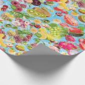 Papier Cadeau Fruits tropicaux salants (Coin)