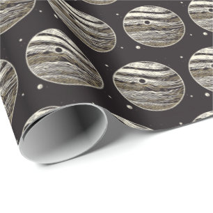 Papier Cadeau FSF Jupiter Woodcut 1