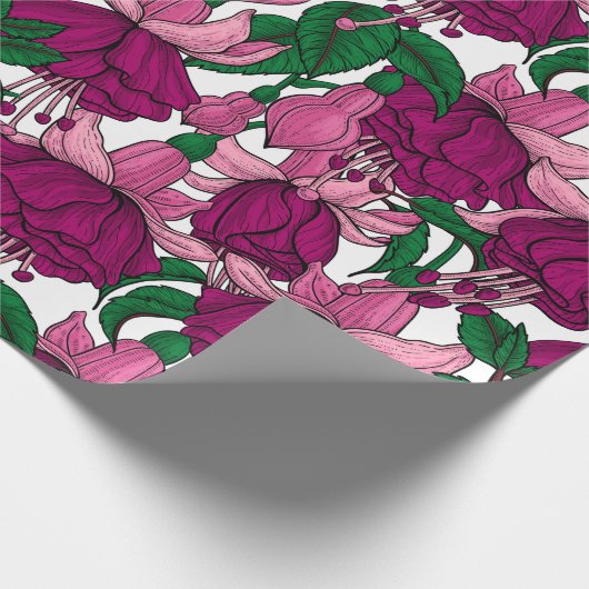 Papier Cadeau Fuchsia (Coin)