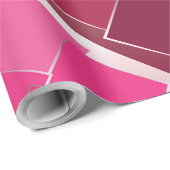 Papier Cadeau fuchsia 11 (Coin rond)