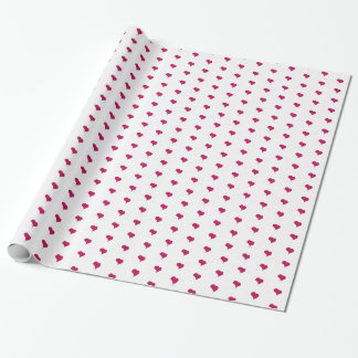 Papier Cadeau Fuchsia Hearts
