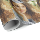 Papier Cadeau Full Photo Upload (Coin rond)