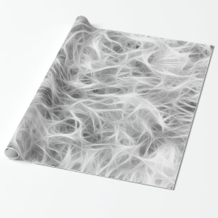 Papier Cadeau Fumée blanche et grise