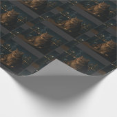 Papier Cadeau Fumer drôle Mème de chat Stupid Brainrot (Coin)