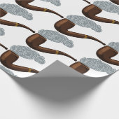 Papier Cadeau Fumer le tuyau (Coin)