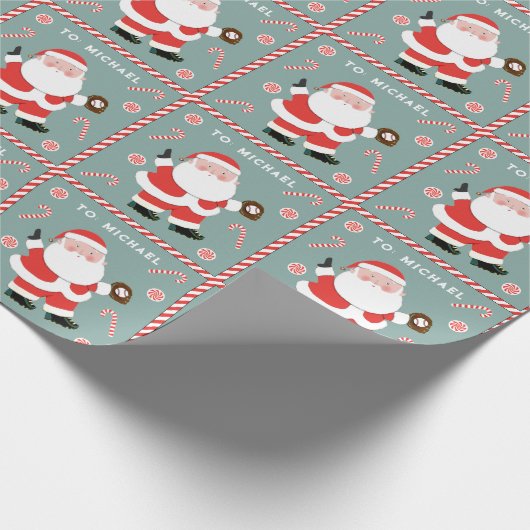 Papier Cadeau Fun baseball vacances cadeau papier emballage (Coin)