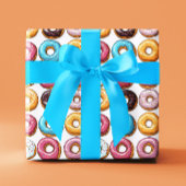 Papier Cadeau Fun beignets colorés