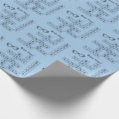 Papier Cadeau Fun "Brain Time" ! Lunettes de soleil de mot crois (Coin)