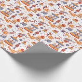 Papier Cadeau Fun Carnaval Enfants Anniversaire Cirque Motif Clo (Coin)