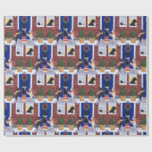 Papier Cadeau Fun de Noël (Plat)