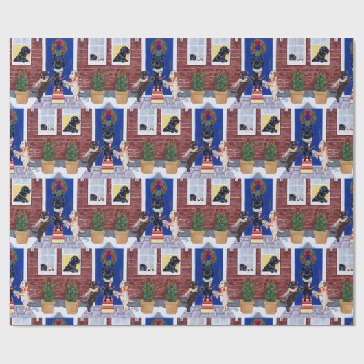 Papier Cadeau Fun de Noël (Plat)