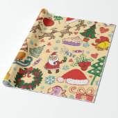 Papier Cadeau Fun de vacances (Déroulé)