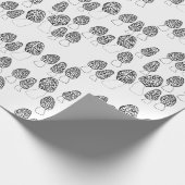 Papier Cadeau Fun Fungi Morel Champignons Cadeau Motif (Coin)