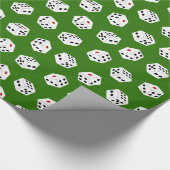 Papier Cadeau Fun Gambling Dice motif papier d'emballage (Coin)