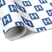 Papier Cadeau Fun Hospital signe infirmière patient médecin part (Coin rond)