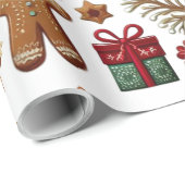 Papier Cadeau Fun Noël (Coin rond)