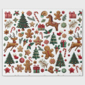 Papier Cadeau Fun Noël (Plat)