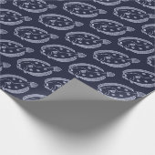 Papier Cadeau Fun Poisson Fun Flounder dans le violet clair sur  (Coin)