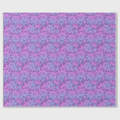 Papier Cadeau Fun Purple Flowers (Plat)