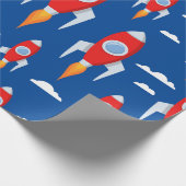Papier Cadeau Fun Rocket de vaisseau spatial (Coin)