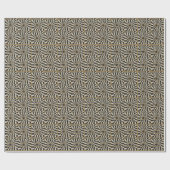 Papier Cadeau Fun Serpent Abstrait Stiped (Plat)