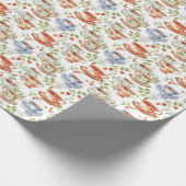 Papier Cadeau Fun tea party carrelé (Coin)