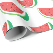Papier Cadeau Fun Watermelon Motif (Coin rond)